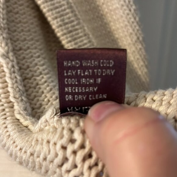 525 America EUC tan sweater size L - Picture 3 of 5